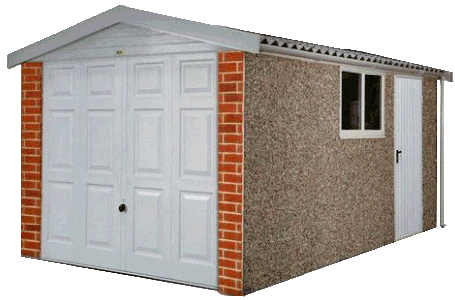 Apex Deluxe Lidget Concrete Garages