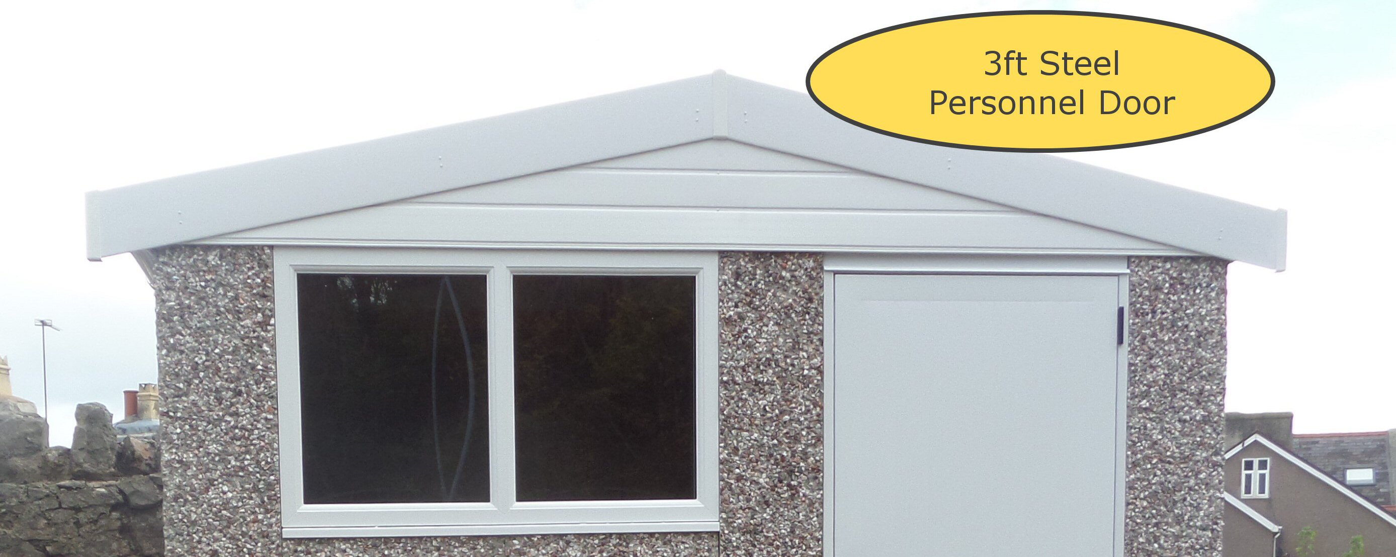 APEX Deluxe Shed Lidget Concrete Garages