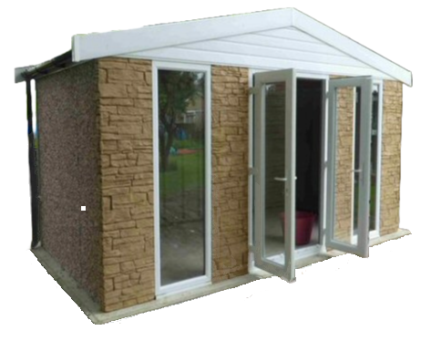 APEX Garden Room Lidget Concrete Garages
