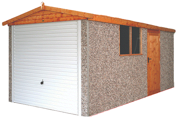 Apex Deluxe Lidget Concrete Garages